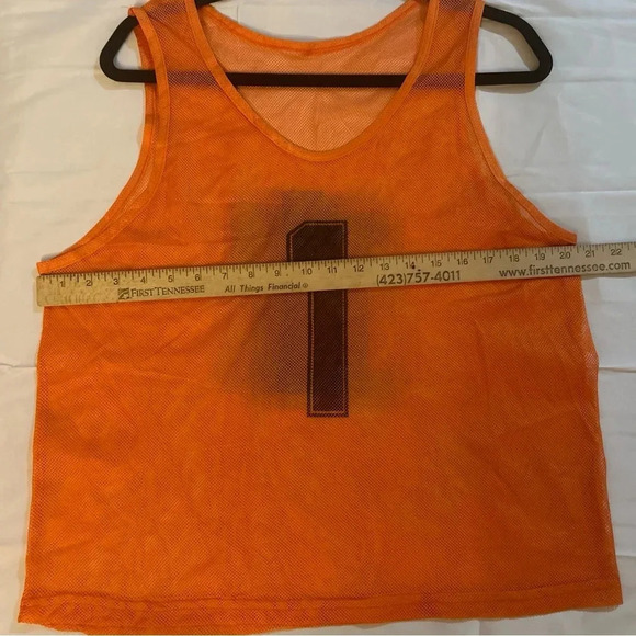12 NUMBERED Youth/Adult Mesh Scrimmage Vest Soccer Softball Football One Size - Picture 7 of 7